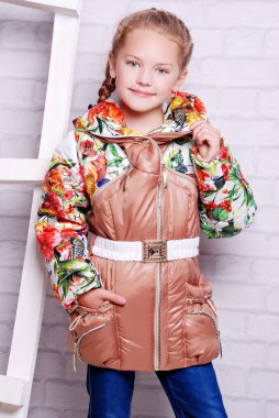 kış ceket, küçük kız