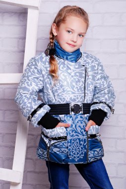 kış ceket, küçük kız