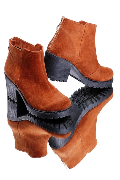 Vrouwelijke herfst laarzen — Stockfoto