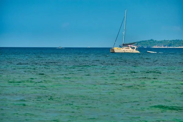 Boracay Philippines Jan 2020 Sunset Boracay Island Плавучі Інші Традиційні — стокове фото