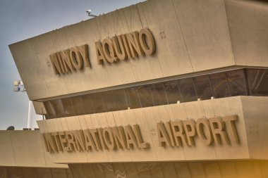 Manila, Filipinler - Şubat 03, 2020: Manila Ninoy Uluslararası Havalimanı