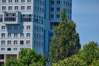 Kalininingrad, Rusya - 31 Mayıs 2021: Kaliningrad 'daki Sovyetler Evi.