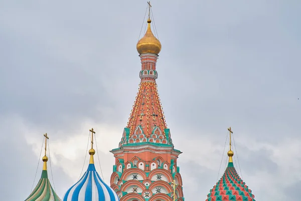 Москва Россия Мая 2021 Года Вид Красную Площадь Кремль Пасмурный — стоковое фото