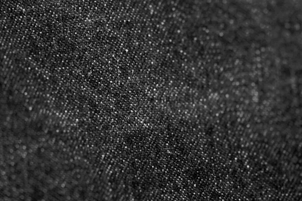 Jeans Denim Texture Close Focus Only One Point Soft Blured — Stock Photo, Image