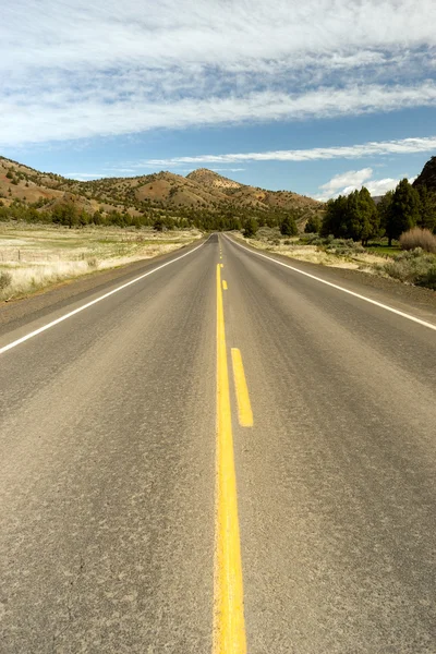 Oregon rota 26 Ochoco rodovia deserto paisagem que nos viajar — Fotografia de Stock