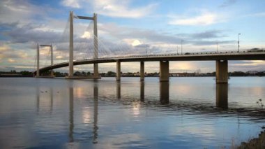 Benton Franklin Intercounty köprü Columbia River Kennewick Washington