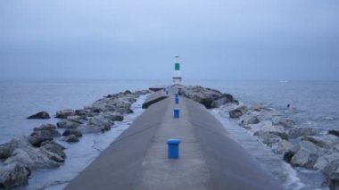 Gelgit kırıcı iskelesi büyük göl Holland Michigan ışık istasyonu sahil güvenlik
