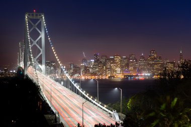 Bay Bridge Rush Hour Traffic San Francisco Transportation clipart