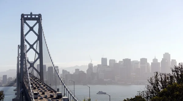 Bay Bridge Rush Hour Tráfico Transporte de San Francisco —  Fotos de Stock