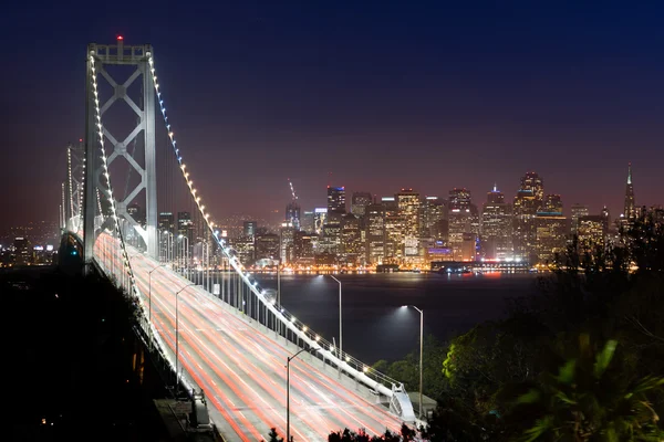 Bay Bridge ora di punta del traffico San Francisco Trasporti — Foto Stock