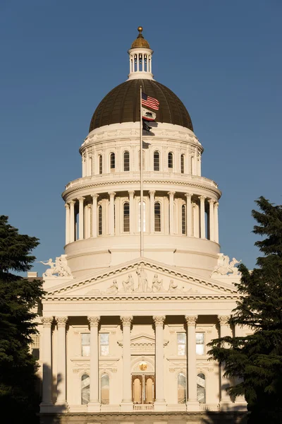 Centrum van Sacramento Californië koepel gebouw hoofdstad Skylin — Stockfoto