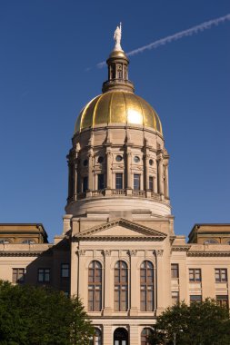 Atlanta Georgia eyalet başkenti altın kubbe şehir mimarisi