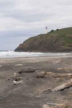 Kuzey kafa feneri Pasifik Okyanusu Sahili deniz feneri ışık