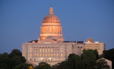 Jefferson City Missouri sermaye Binası şehir şehir manzarası