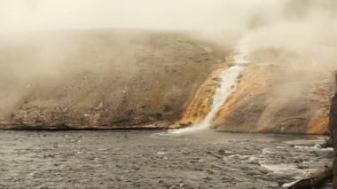 Maden suyu Grand Prizmatik Firehole nehir Yellowstone Np