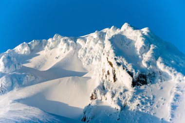 Gün batımı Mount Hood Cascade aralığı Kayak tesisi alanı
