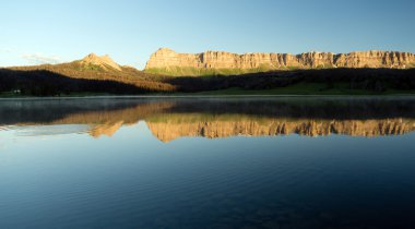 Brooks Lake Breccia Cliffs Mountain Range Shoshone National Forest clipart