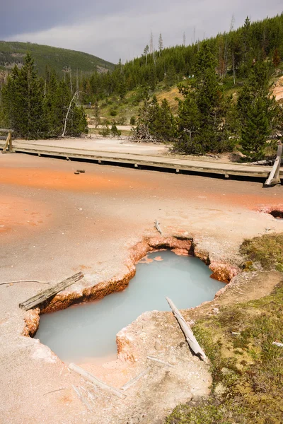 Artist Paint Pots Yellowstone National Park Wyoming USA — Stock Photo, Image