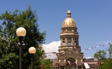 Cheyenne Wyoming Capital City Downtown Capitol Building Legislat clipart