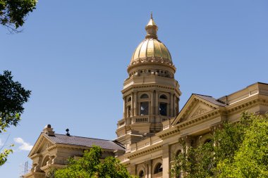 Cheyenne Wyoming Capital City Downtown Capitol Building Legislat clipart
