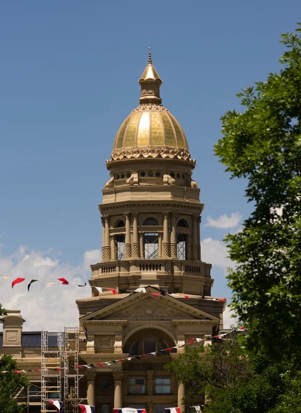 Cheyenne Wyoming Capital City Downtown Capitol Building Legislat — Stock Photo, Image