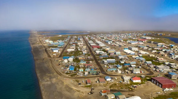Changed Name Barrow Utqiagvik Here See Waterfront Beaufort Sea Arctic —  Fotos de Stock