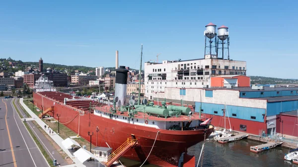 Barcos Hoteles Área Marina Este Downtown Deluth — Foto de Stock