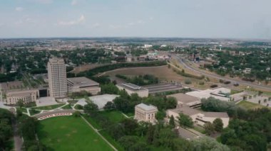Geniş panoramik Kuzey Dakota sermaye Binası Bismarck