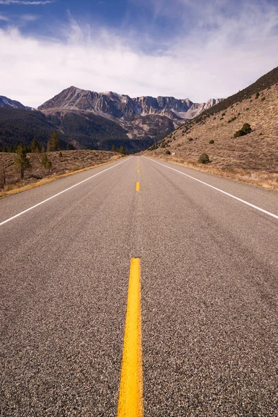 Riksväg 120 ingången Tioga Pass Road Yosemite Np California — Stockfoto