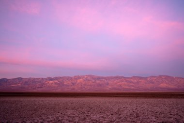 Sentinel dağ teleskop en yüksek Badwater yol Ölüm Vadisi Havzası