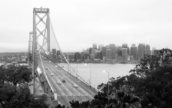 Bay Bridge Cars Vitesse Heures de pointe Trajet San Francisco — Photo