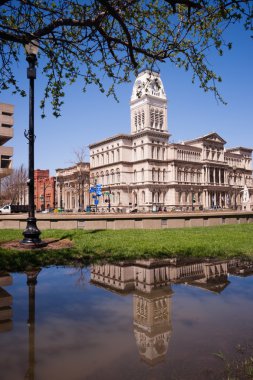 City Hall Building Downtown Louisville Kentucky Built 1871 clipart