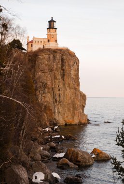 Split Rock deniz feneri Superior gölünün Minnesota Amerika Birleşik Devletleri