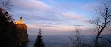 Split Rock deniz feneri Superior gölünün Minnesota Amerika Birleşik Devletleri