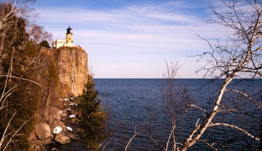 Split Rock deniz feneri Superior gölünün Minnesota Amerika Birleşik Devletleri