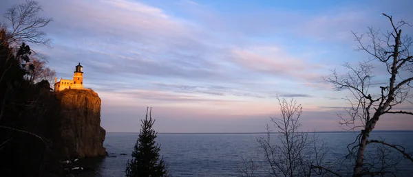 Split Rock deniz feneri Superior gölünün Minnesota Amerika Birleşik Devletleri — Stok fotoğraf