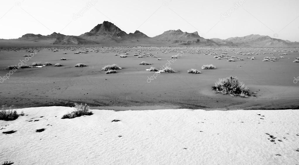 High Contrast Monochrome Black White Bonneville Salt Flats