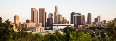 Gündoğumu Los Angeles California Şehir Merkezi Skyline