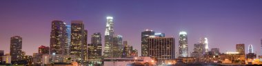 Gündoğumu Los Angeles California Şehir Merkezi Skyline