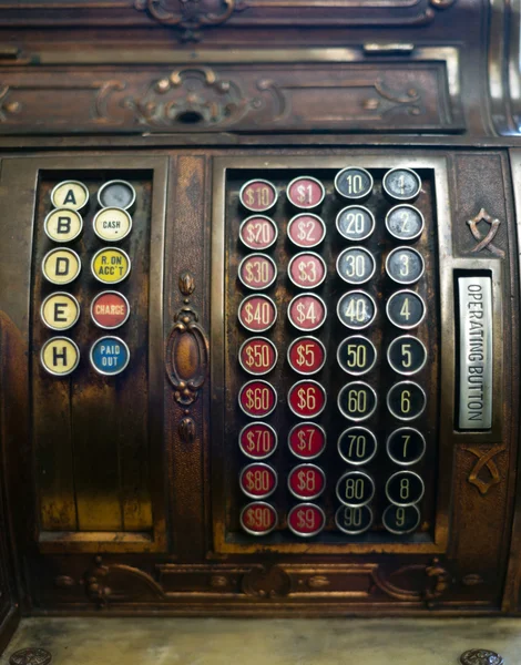 Vintage Registrierkasse hinzufügen Maschine Antiquitätenhändler Werkzeug — Stockfoto