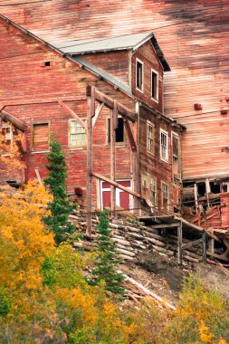 Wrangell St Elias Kennecott konsantrasyon Mill Alaska vahşi mayınlar