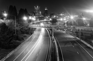 Interstate 5 seyahatleri Kuzey Portland Oregon şehir City