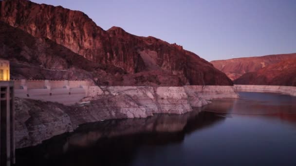 Represa de Hoover do Rio Snake Lago Mead — Vídeo de Stock