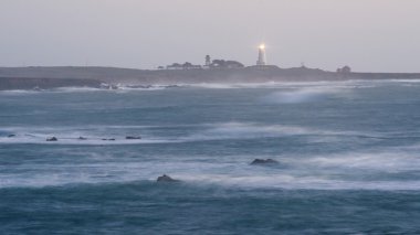 Piedras Blancas istasyonu San Simeon California deniz feneri ışık