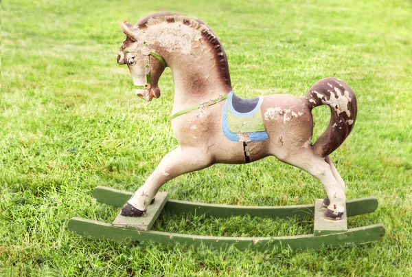 Vintage rocking horse — Stock Photo, Image