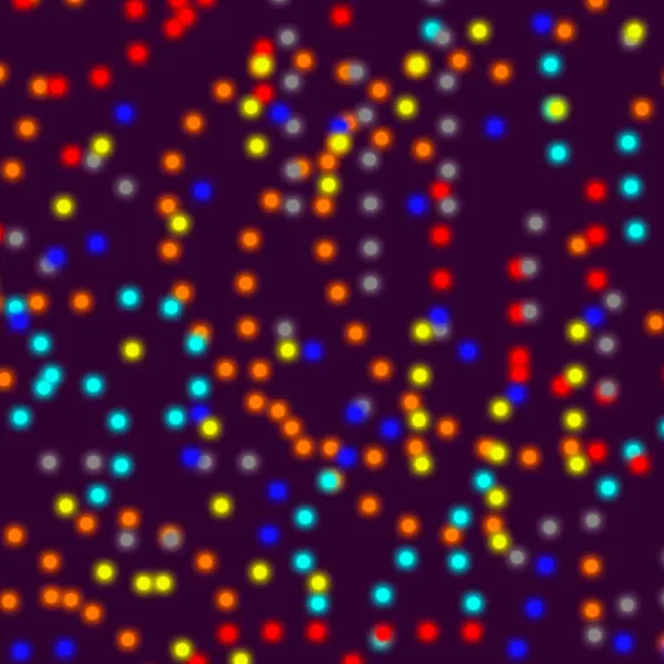 Multicolored Dots Dark Purple Background Blur Crew Ideas — Foto de Stock