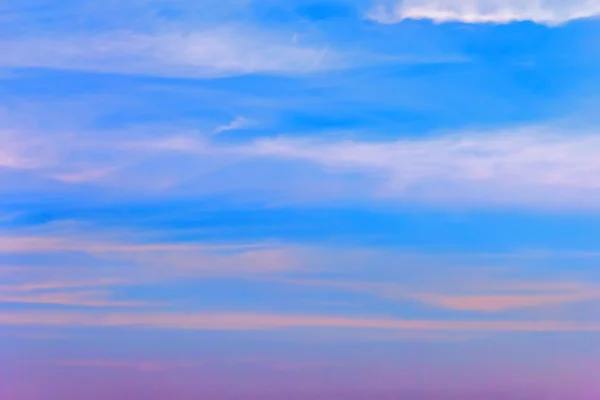 Beautiful evening blue sky — Stock Photo, Image