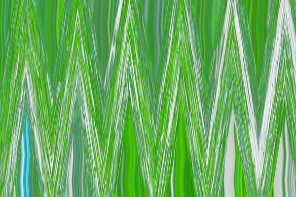 Fondo abstracto con zigzags verdes —  Fotos de Stock