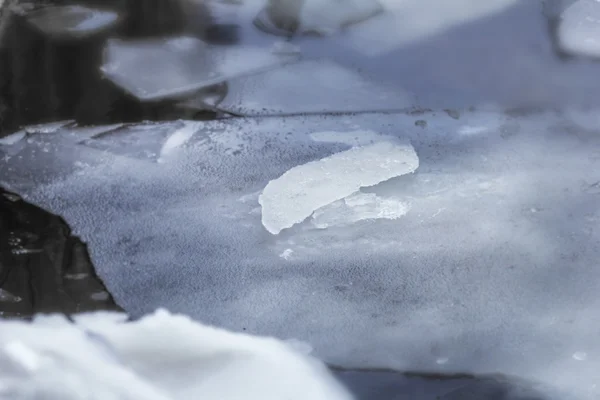 Ice on water — Stock Photo, Image