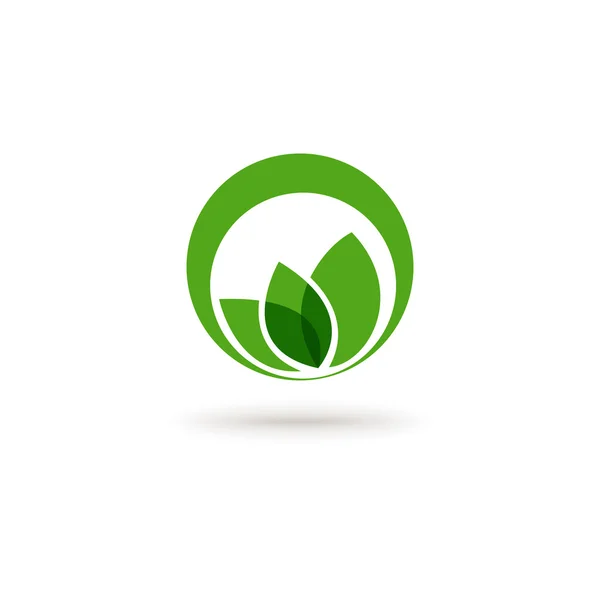 Eco koncept med leaf Sammanfattning — Stock vektor